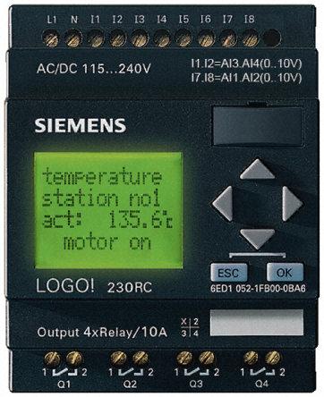  - PLC SIEMENS LOGO 6ED1052-1FB00-0BA5